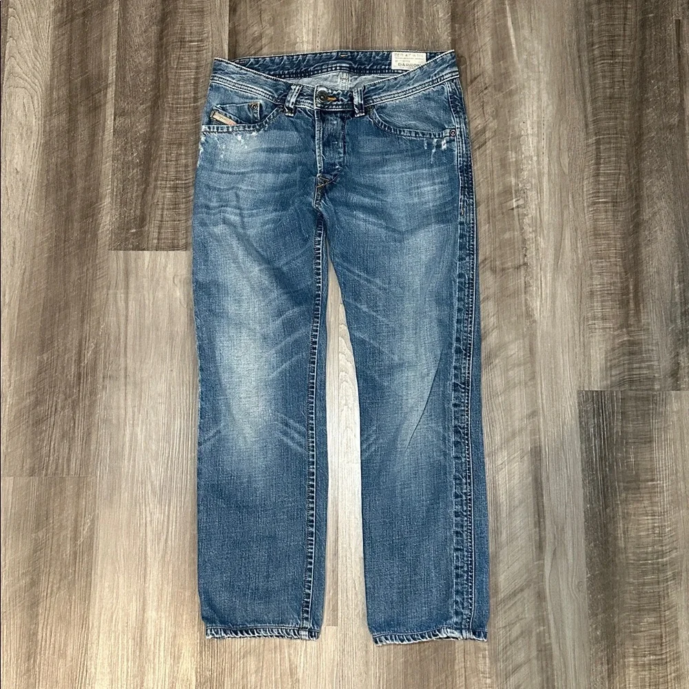 Diesel Darron Regular Slim Tappered Orym Jeans - 29x32 (Measures 31x26)